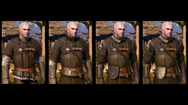 4K Armor Textures - 4к текстури броні для The Witcher 3