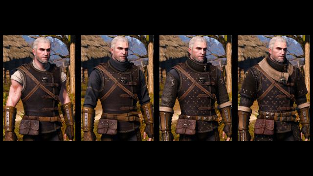 4K Armor Textures - 4к текстури броні для The Witcher 3