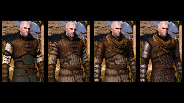 4K Armor Textures - 4к текстури броні для The Witcher 3