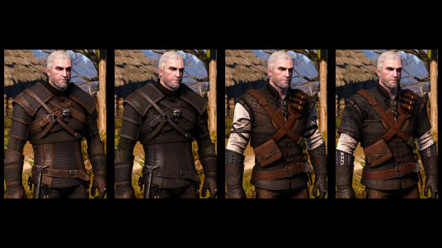 4K Armor Textures - 4к текстури броні для The Witcher 3