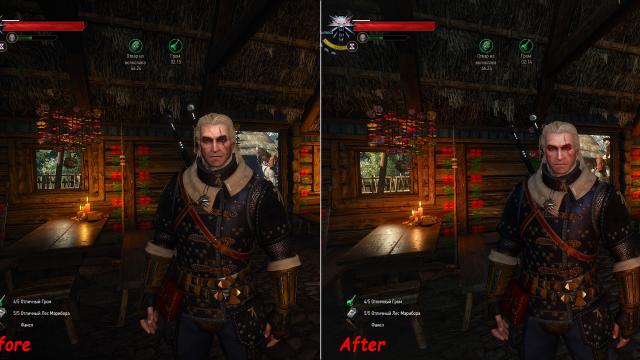 Видалення ефектів токсикації / Toxicity - Clean Face and Screen для The Witcher 3