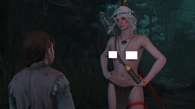 Loincloth outfit for Ciri