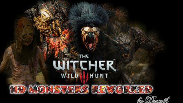 HDMR - HD Monsters Reworked mod для The Witcher 3