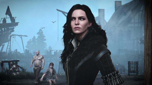 4к текстуры лица Йеннифер / Yennefer 4k Face Texture - by zzjay для The Witcher 3