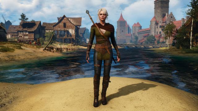 Цирі - Альтернативна броня / Ciri - Alternative look для The Witcher 3