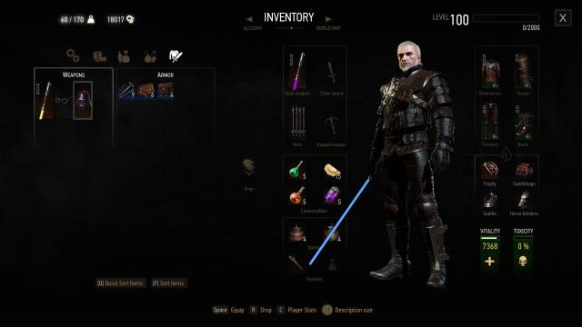 Світлові мечі Геральта / Star Wars Lightsaber для The Witcher 3