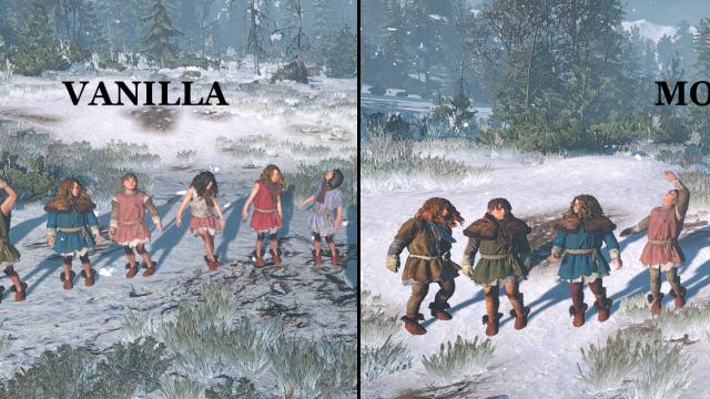 Warmly Dressed Skelligers - for The Witcher 3