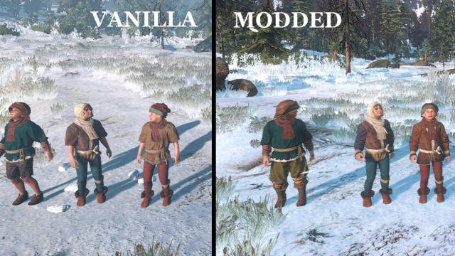Warmly Dressed Skelligers - for The Witcher 3