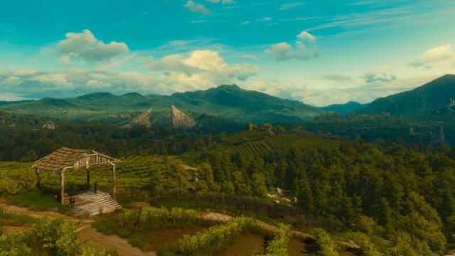 Filterless Toussaint for The Witcher 3