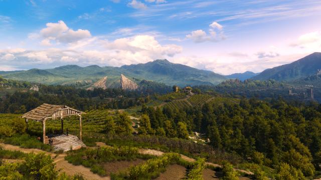 Filterless Toussaint for The Witcher 3