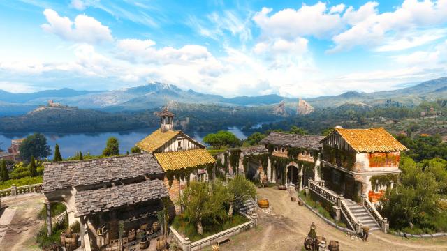 Filterless Toussaint for The Witcher 3