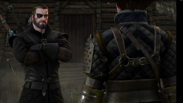 Глазная повязка Снейка / Snake's eyepatch для The Witcher 3