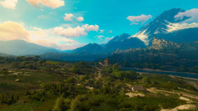 Filterless Toussaint для The Witcher 3