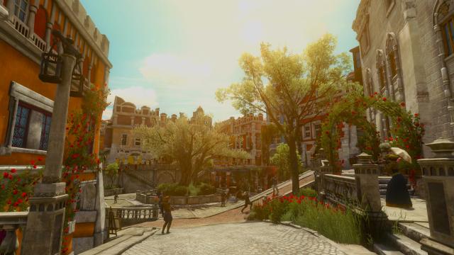 Filterless Toussaint для The Witcher 3