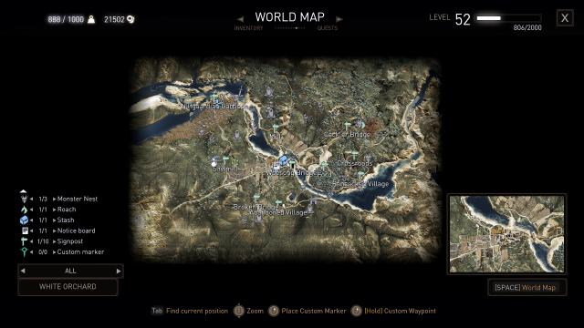 World Map Enhanced - Переробка для The Witcher 3