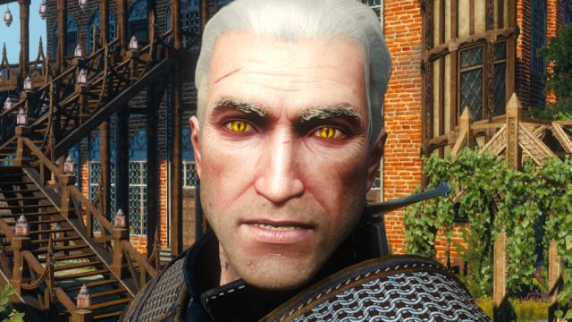 Геральт без шраму / Scarless Vanilla Geralt для The Witcher 3