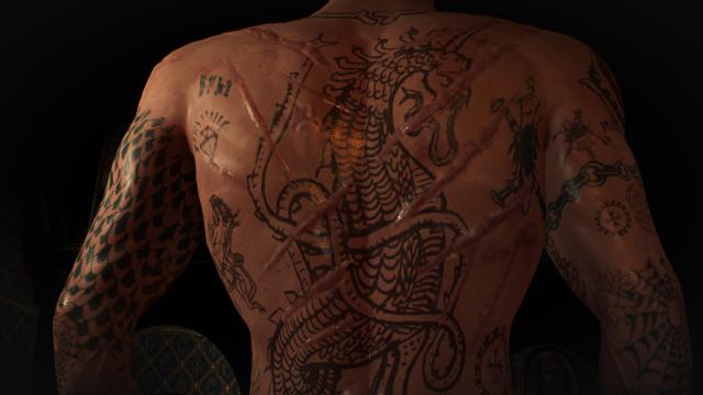 Tattooed Geralt