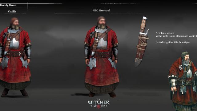 NPC Overhaul (Characters Redone) for The Witcher 3