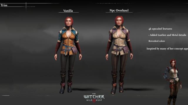 NPC Overhaul (Characters Redone) for The Witcher 3
