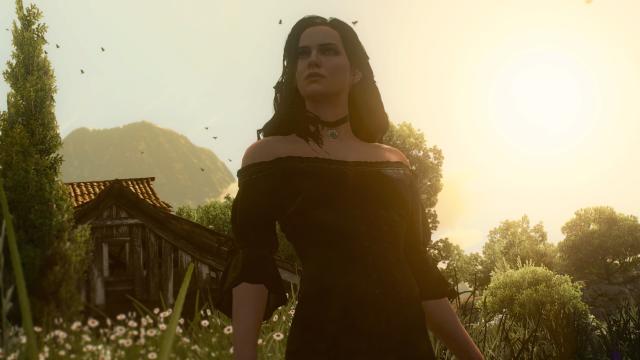 4к текстури обличчя Єнніфер / Yennefer 4k Face Texture - by zzjay для The Witcher 3