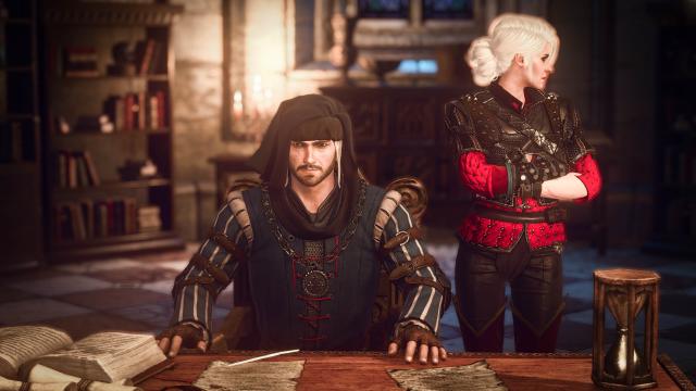 Вернон с бородой / Beard for Vernon Roche для The Witcher 3