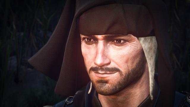 Вернон с бородой / Beard for Vernon Roche для The Witcher 3