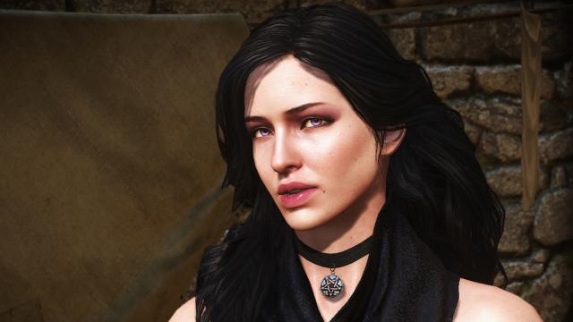 Фіолетові очі Єнніфер / Yennefer Eyes Lore-Friendly для The Witcher 3