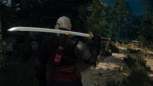 Sakura Flower Katana DLC для The Witcher 3