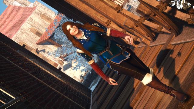 Новий одяг Трісс / Lore-friendly casual outfit for Triss для The Witcher 3