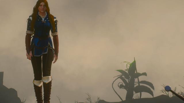 Новий одяг Трісс / Lore-friendly casual outfit for Triss для The Witcher 3