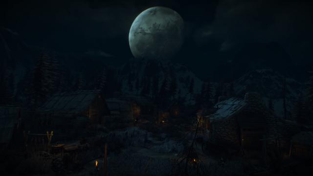 Moon UHD - Ультра Деталізований Місяць для The Witcher 3