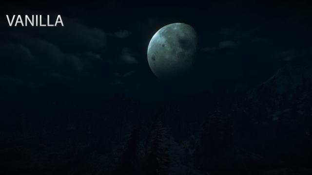 Moon UHD - Ультра Деталізований Місяць для The Witcher 3