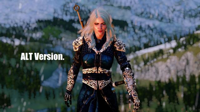 Ciri Samurai Armor - Самурайська броня для Цирі для The Witcher 3