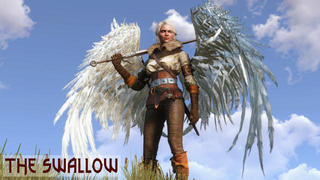 Цирі - Ластівка / The Swallow. (Ciri) для The Witcher 3