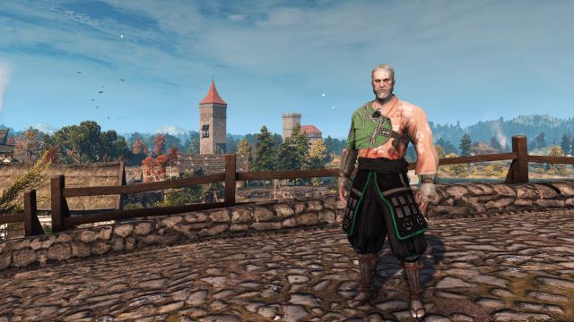 Samurai Attire DLC for The Witcher 3