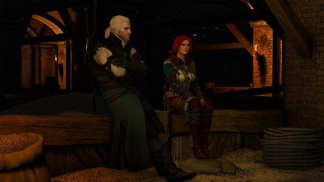 Одяг Трісс з Witcher 2 / TW2 Triss для The Witcher 3