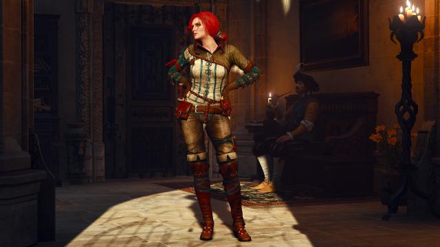 Одяг Трісс з Witcher 2 / TW2 Triss для The Witcher 3