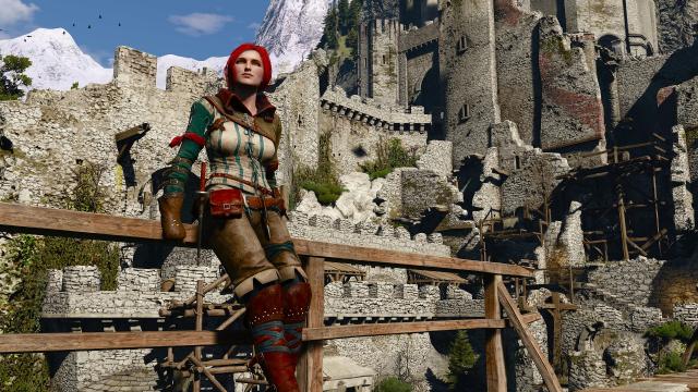 Одяг Трісс з Witcher 2 / TW2 Triss для The Witcher 3