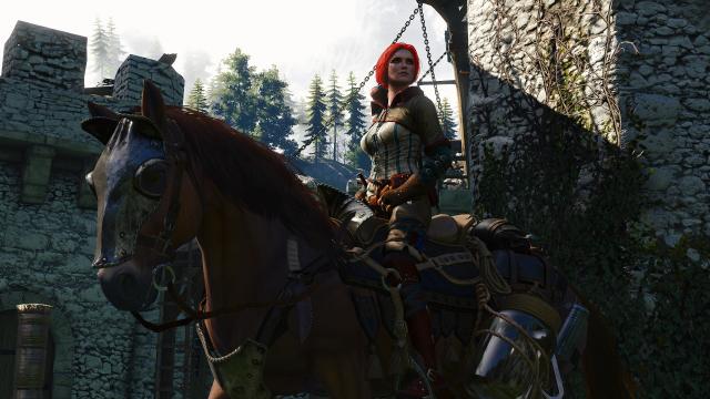 Одяг Трісс з Witcher 2 / TW2 Triss для The Witcher 3