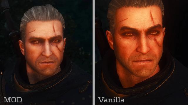 Geralt 4k Retexture для The Witcher 3 Next Gen