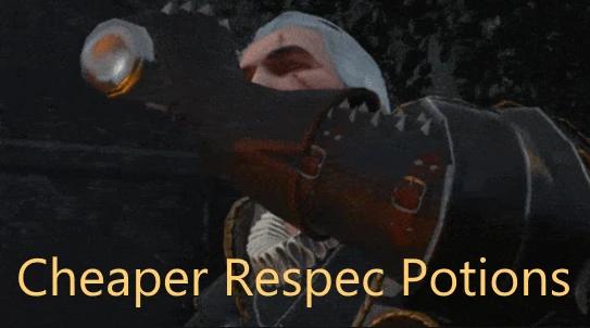 Cheaper Respec Potions - Next Gen