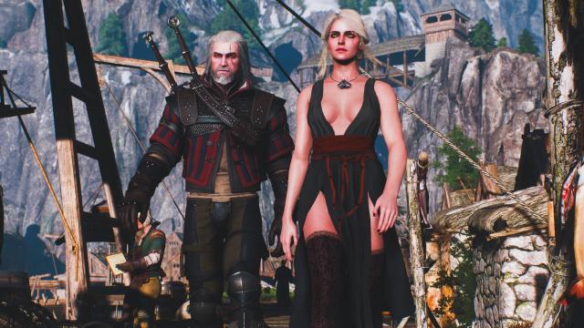Ciri's Summer Dress для The Witcher 3 Next Gen