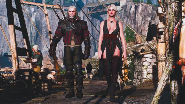 Ciri's Summer Dress для The Witcher 3 Next Gen