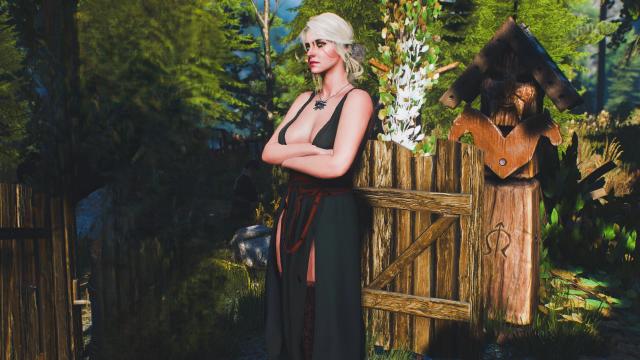 Ciri's Summer Dress для The Witcher 3 Next Gen