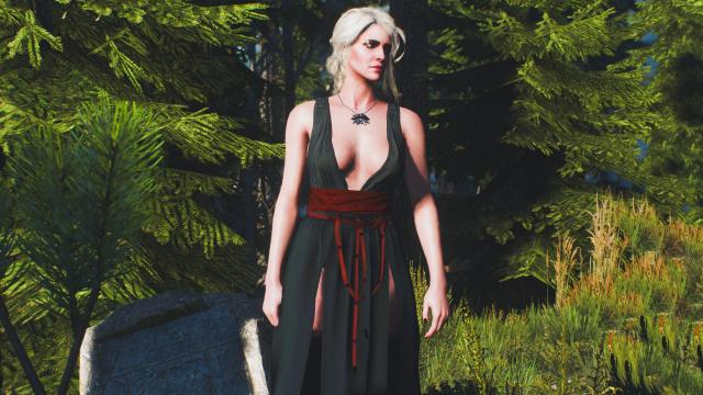 Ciri's Summer Dress для The Witcher 3 Next Gen