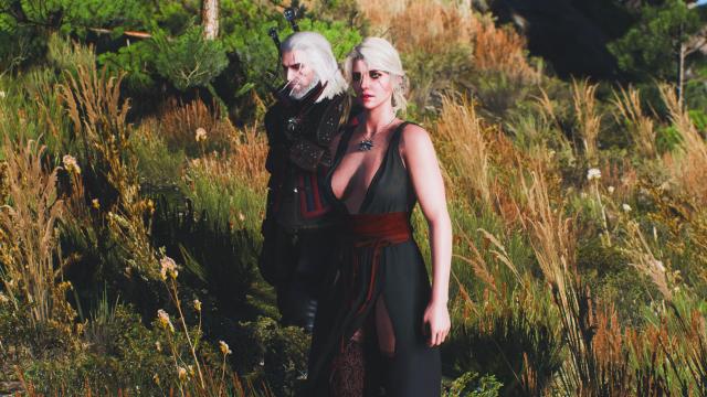 Ciri's Summer Dress для The Witcher 3 Next Gen