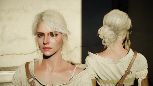 HQ female hairstyles для The Witcher 3 Next Gen