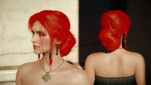 HQ female hairstyles для The Witcher 3 Next Gen
