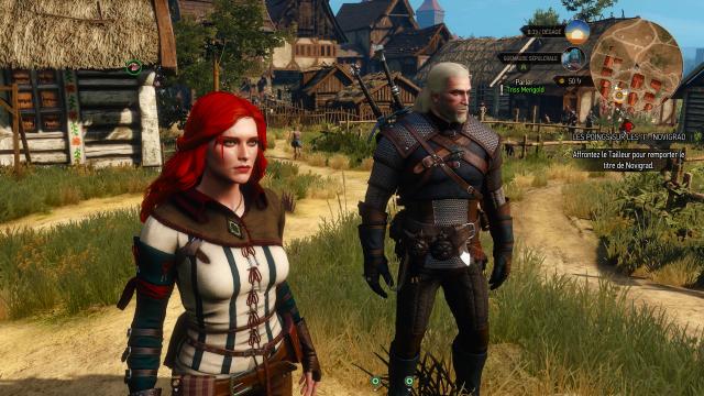 Triss Book Locks - Glorified Cont'd - Red Version для The Witcher 3 Next Gen