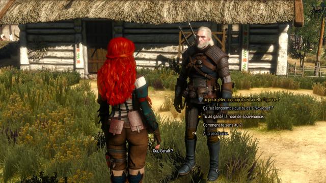 Triss Book Locks - Glorified Cont'd - Red Version для The Witcher 3 Next Gen